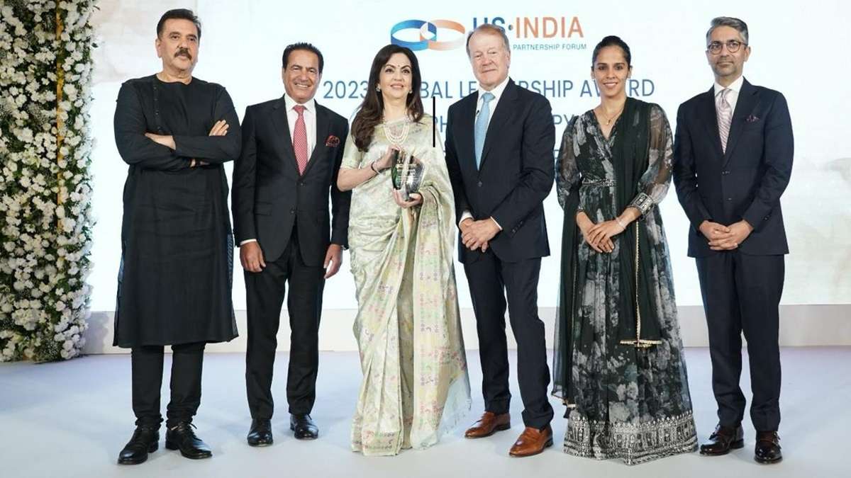 Reliance Foundation S Chairperson Nita Ambani Bags USISPF Global