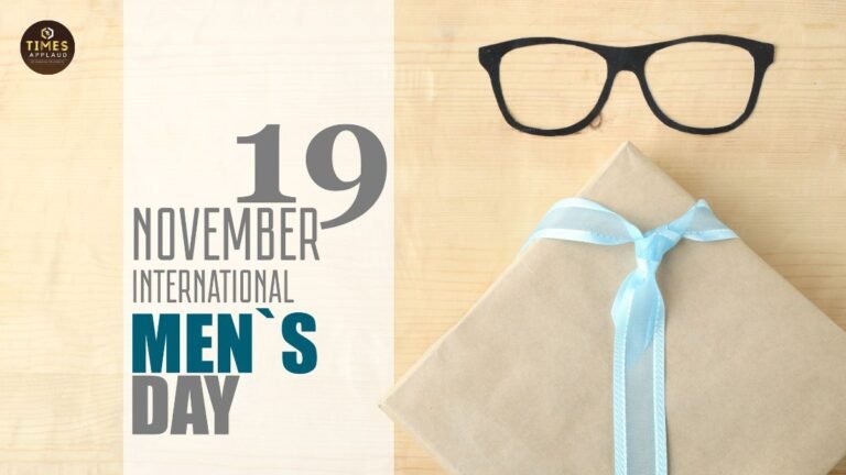 International Men’s Day is observed for six reasons