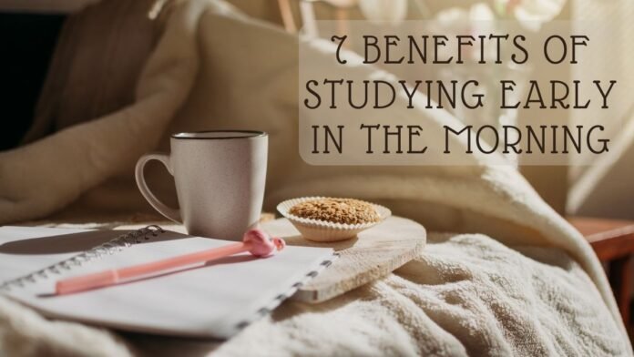 7 benefits of studying early in the morning