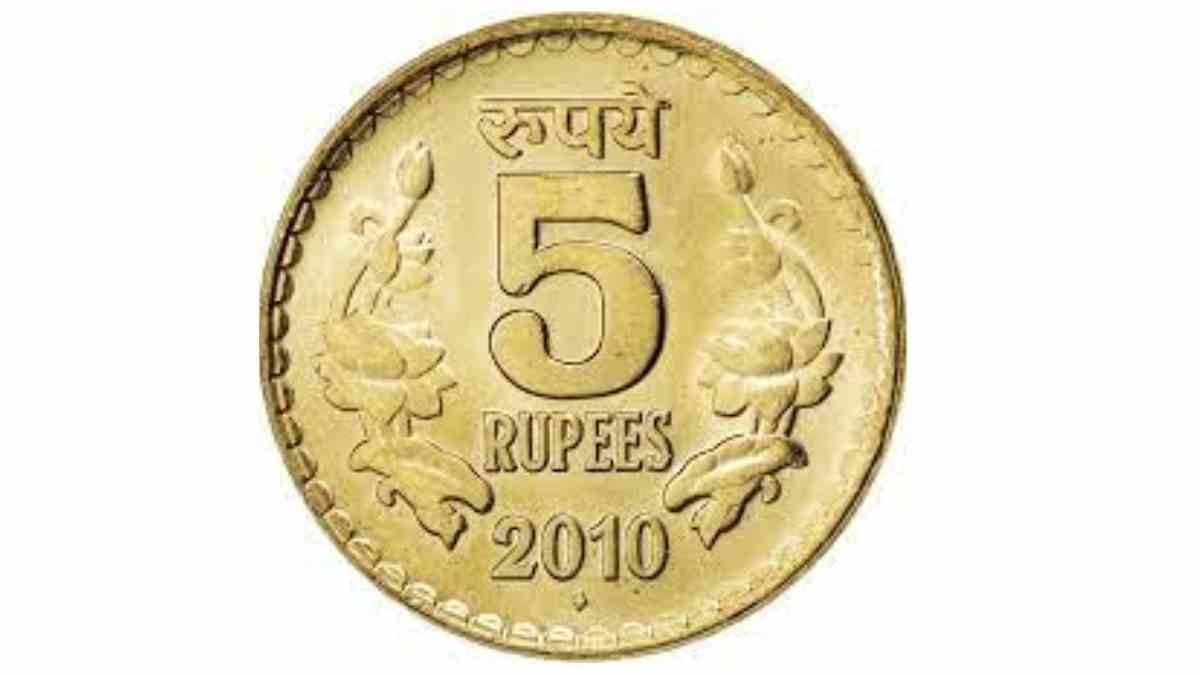 Indian 5 Rupees Coins Indian 5 Rupees Coins