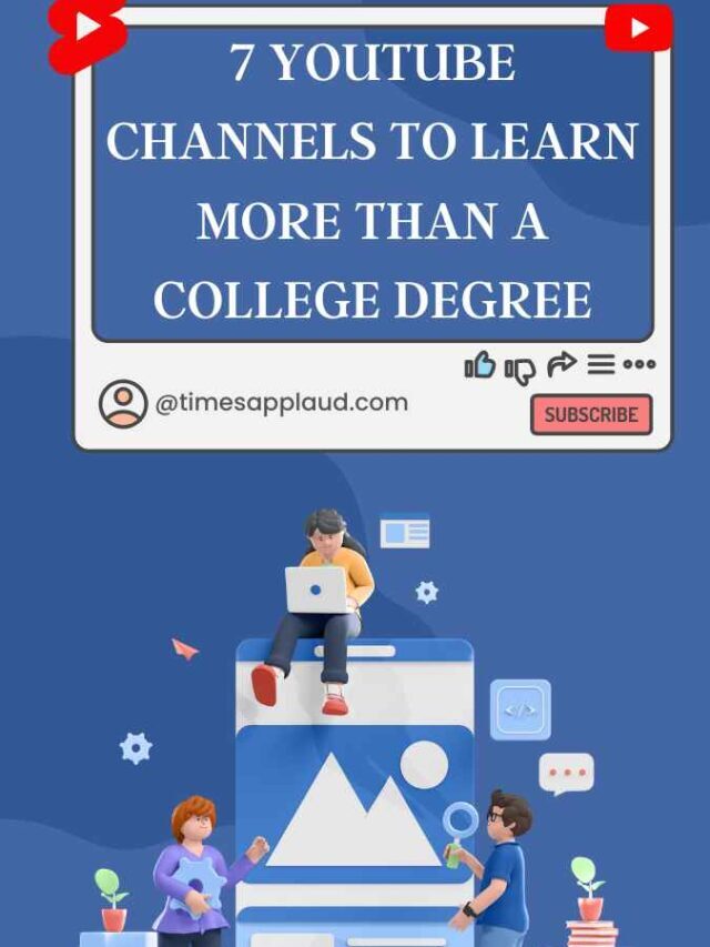 7 YouTube Channels to Learn More than a College Degree