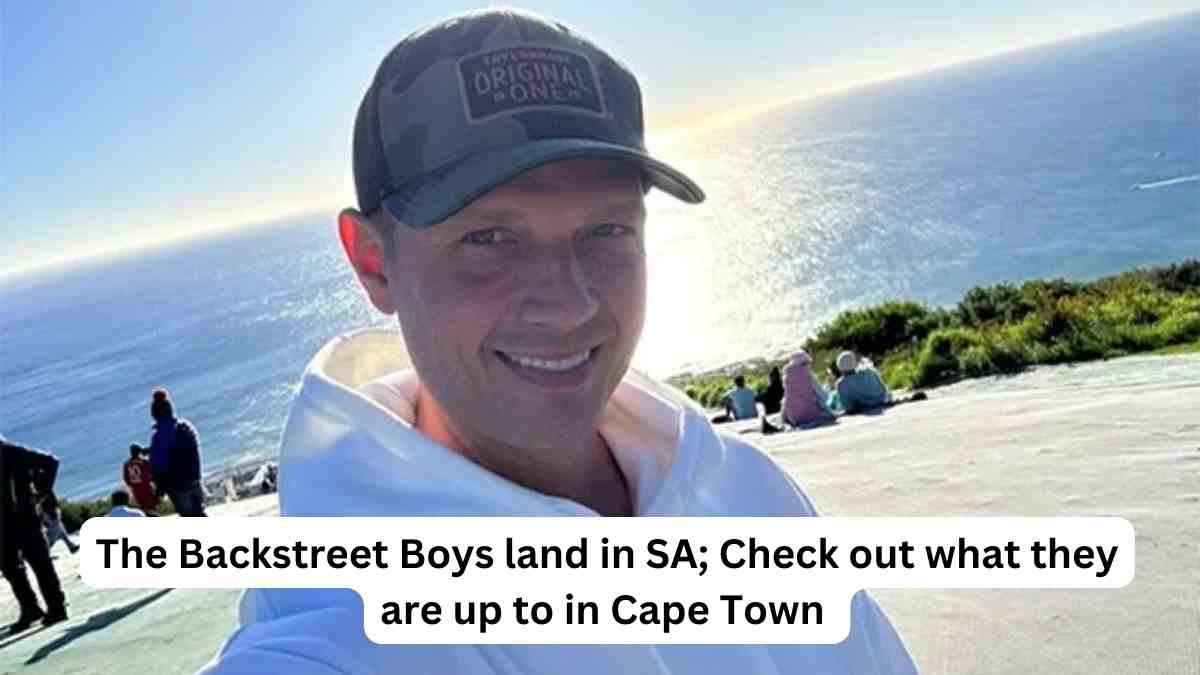 The Backstreet Boys land in SA; Check out what they a