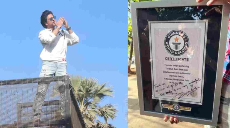 Shah Rukh’s Fans Create A Guinness World Record, Thanks To SRK’s Iconic Pose