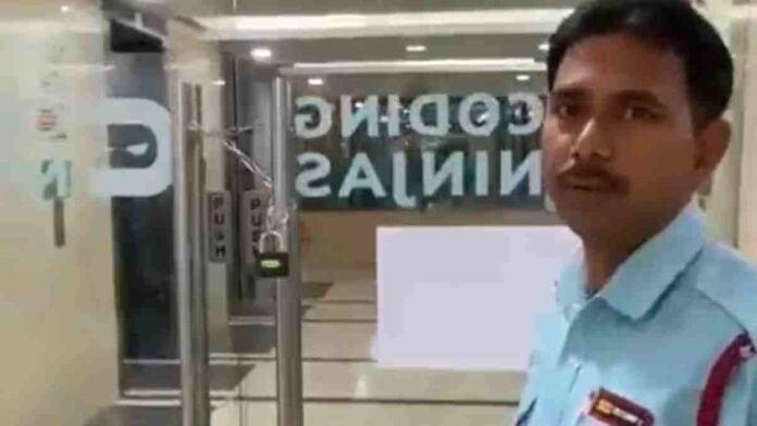 Company Locks Employees