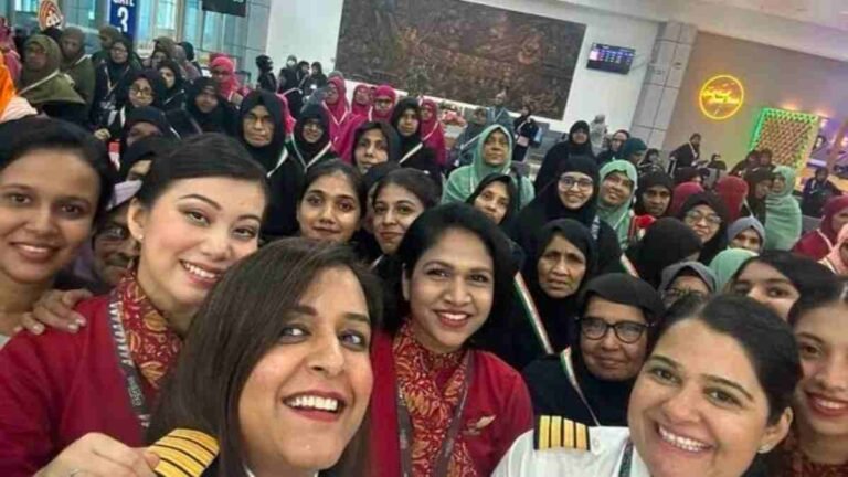 Air India creates history, operates all-women Haj flight to Jeddah for the first time