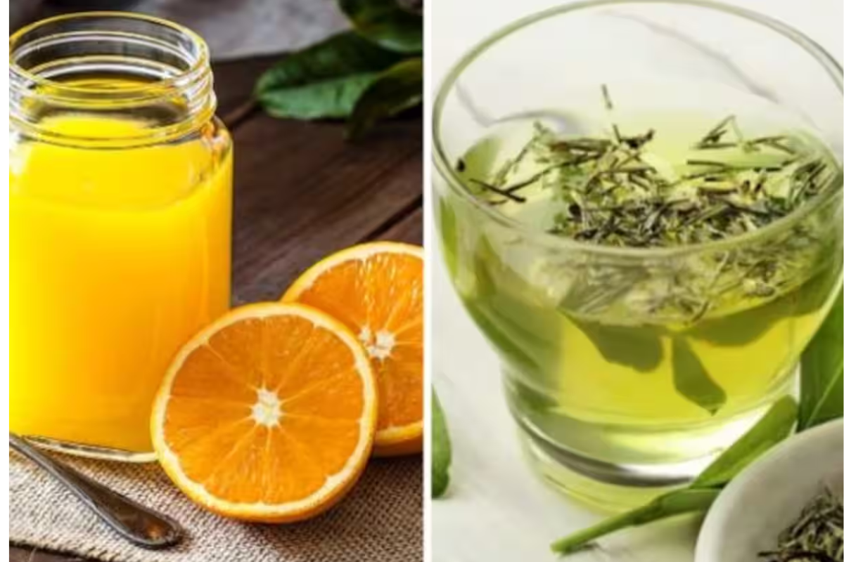 Ayurveda Expert Evaluates Orange Juice vs Green Tea - Times Applaud