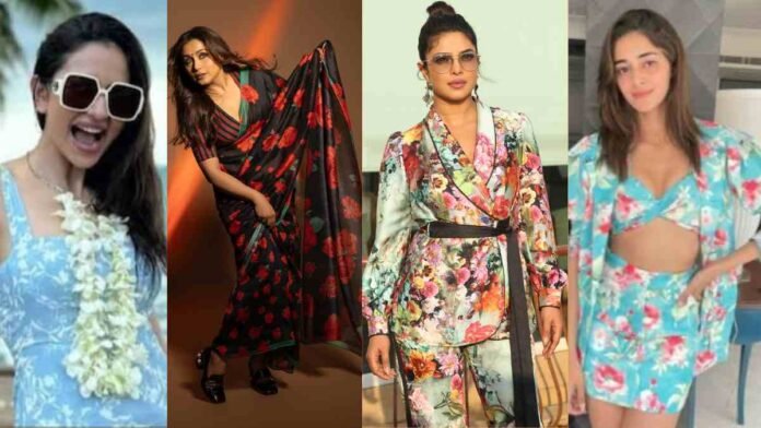 Bollywood Style Icons Inspires Fashion Industry with Floral Elegance