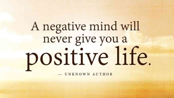Negative Mindsets