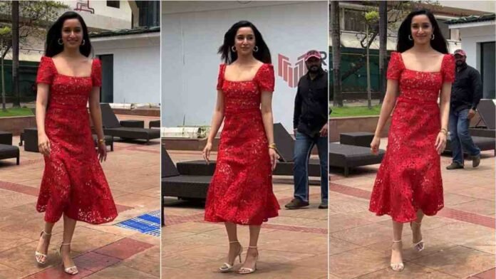 Shraddha Kapoor red dress