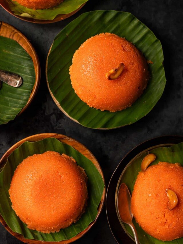 Rawa Kesari recipe: Try ‘Golden Bliss’ this Diwali