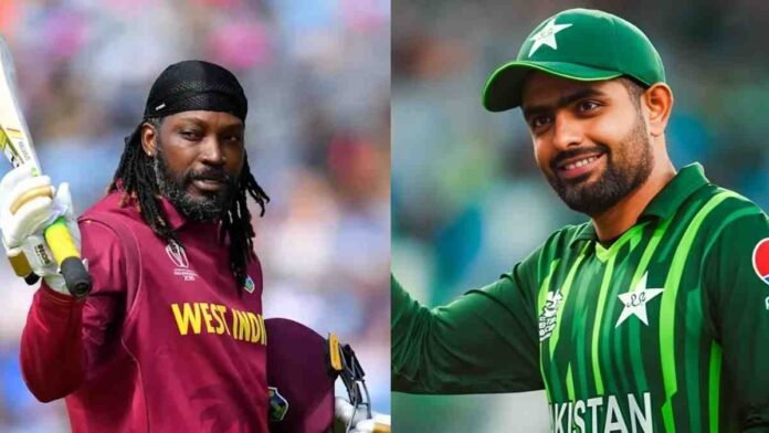 Babar Azam Chris Gayle