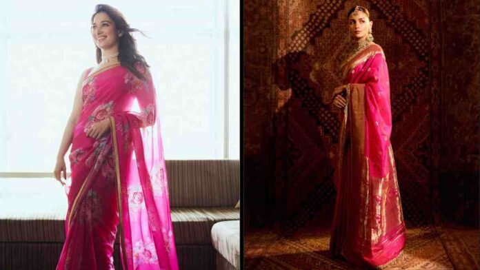 Bollywood Divas Gulabi Saree