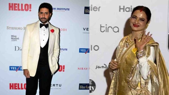 Abhishek Bachchan Rekha
