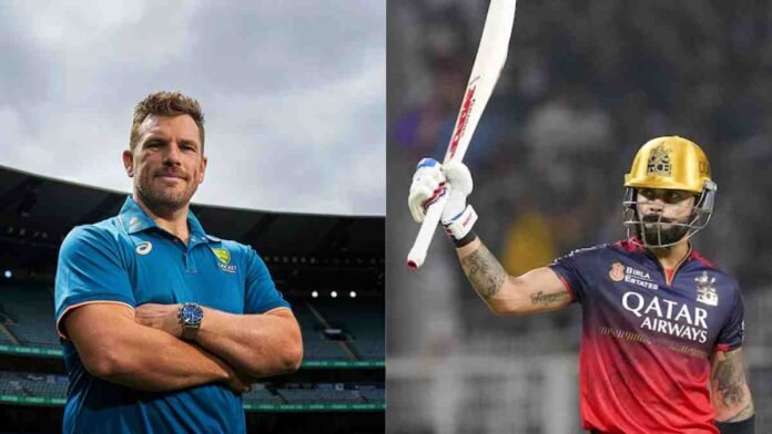 Aaron Finch Virat Kohli