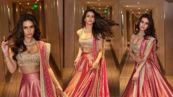 Nysa Devgan Brocade Lehenga