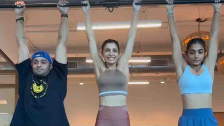 Can You Nail the 90-Second Dead Hang? Samantha Ruth Prabhu Makes It Look Effortless
