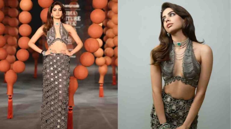 Khushi Kapoor Turns Heads in Tribal-Inspired Showstopper Look for Rimzim Dadu