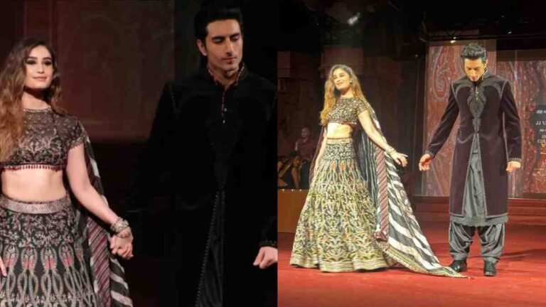 Ibrahim Ali Khan and Rasha Thadani Make Couture Week Debut in Style