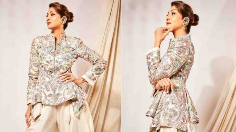 No Sari, No Problem: Shilpa Shetty Stuns in Embroidered Kedia Jacket
