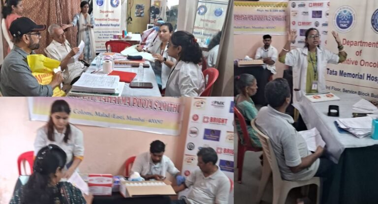 PMK Foundation and Shree Shani Mahatma Pooja Samiti Join Hands with Tata Memorial Hospital for Free Cancer Screening and Awareness Camp