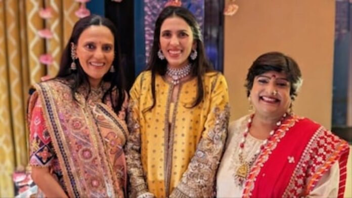 Wrapped In Sunshine Yellow, Shloka Mehta Channels Modern-Day Royalty At A Wedding Event