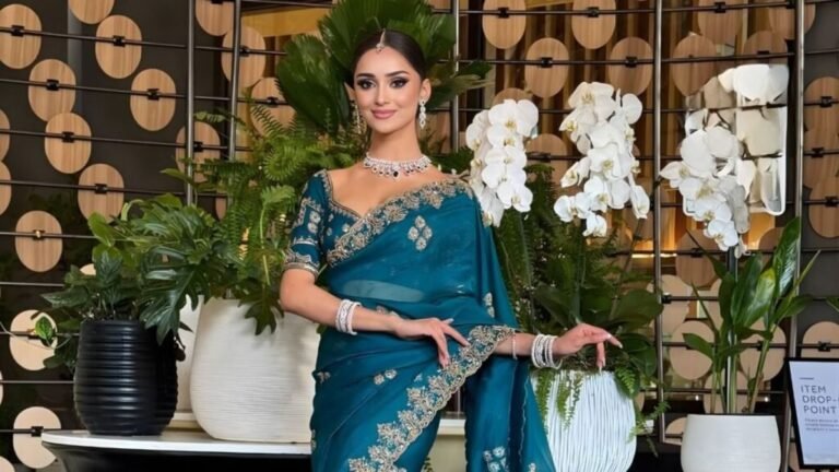 Manika Vishwakarma Shines In Saree That Reflects Her Admiration For Indian Craftsmanship