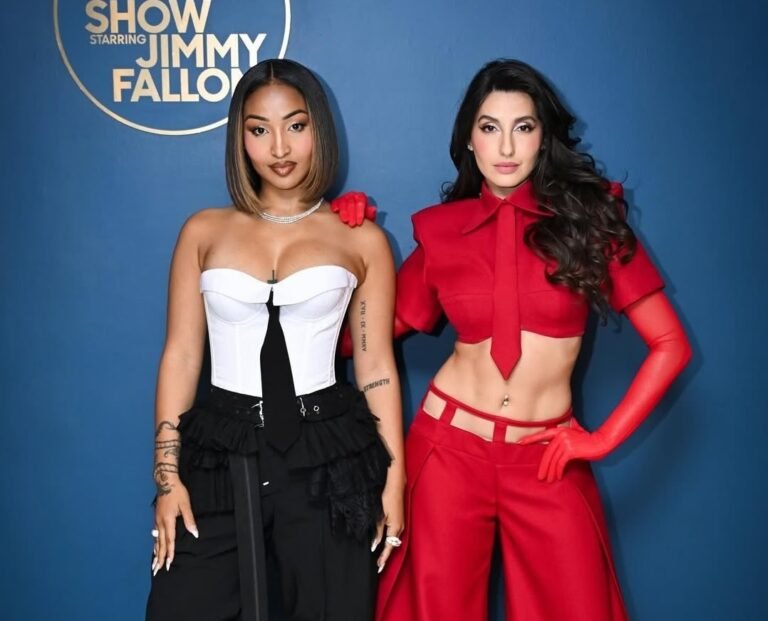 Nora Fatehi Sets The Stage On Fire In Bold Red Debut On The Tonight Show Starring Jimmy Fallon