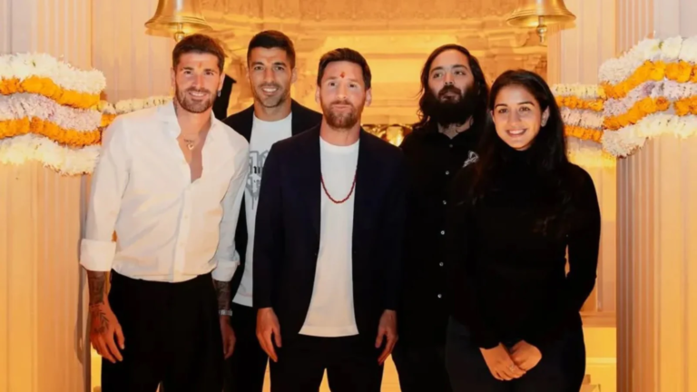 Radhika Merchant & Anant Ambani Choose Minimal Black Looks For Lionel Messi’s Jamnagar Visit