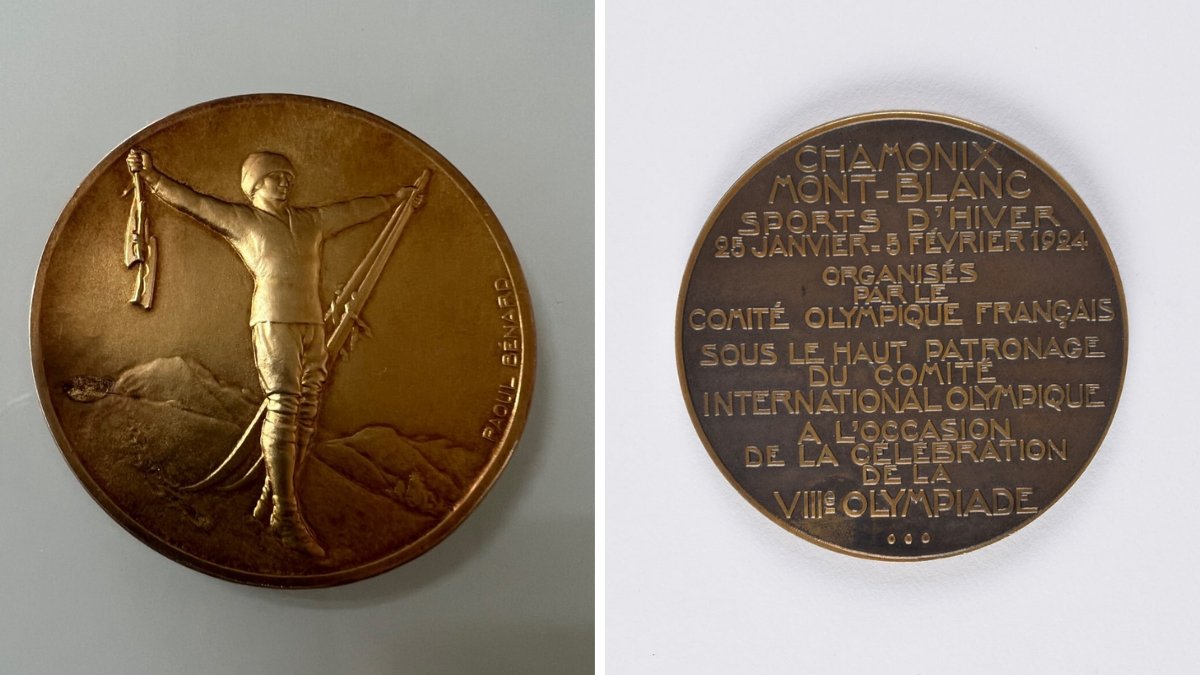 1924 Winter Olympics gold medal