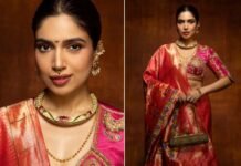 Bhumi Pednekar Celebrates Craft & Culture In A Stunning Paithani Saree