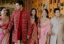 Saaniya Chandhok & Arjun Tendulkar’s Wedding Looks Prove Red Never Goes Out Of Style