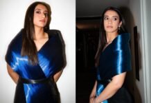 Smriti Mandhana Elevates Saree Glam With A Striking Electric Blue Look