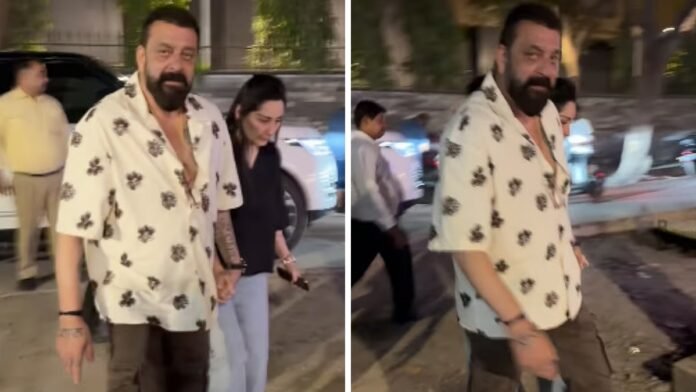 Sanjay Dutt asks paparazzi to stop during family outing Sanjay Dutt asks paparazzi to stop during family outing