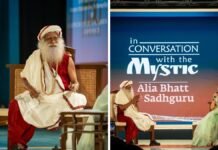 Alia Bhatt Gets Bold Parenting Advice From Sadhguru Alia Bhatt with Sadhguru during Chennai parenting discussion