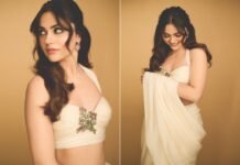 No Sequins, No Drama, How Aneet Padda’s Simple Ivory Saree Stole The Entire Red Carpet