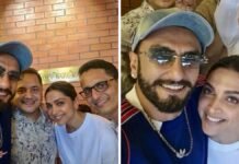 Ranveer Singh, Deepika Padukone Celebrate Dhurandhar 2’s ₹450 Cr Run With Sunday Lunch Date Ranveer Singh and Deepika Padukone pose with fans at Maaslli restaurant during Dhurandhar 2 celebrations