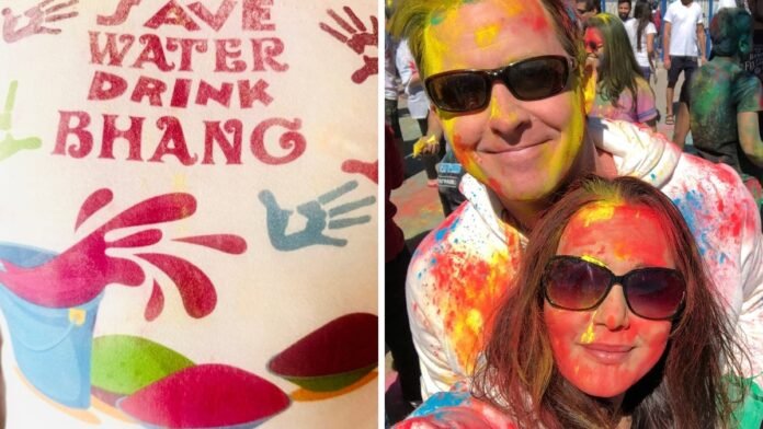 Preity Zinta celebrating Holi 2026 after returning safely to Mumbai