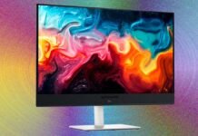 This Dell 4K OLED Monitor Might Replace Your Speakers Dell 4K QD-OLED monitor with built-in speakers and white design
