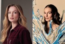 Bridgerton Star Hannah Dodd Dazzles In Rahul Mishra’s Water-Inspired Outfit