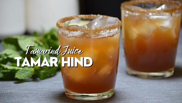 Tangy imli sharbat summer drink recipe
