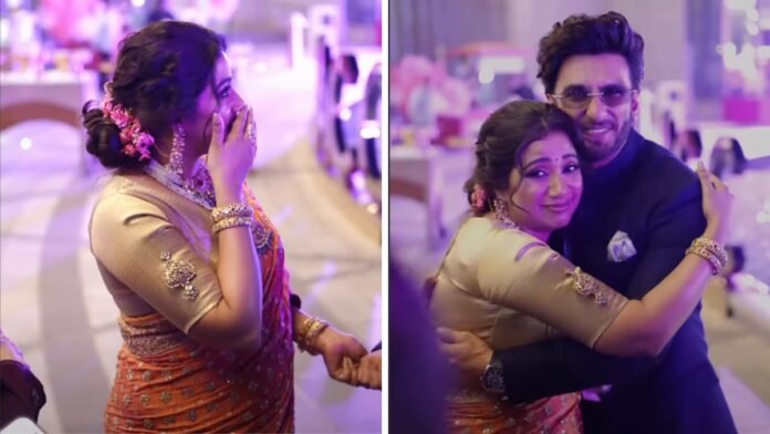 Ranveer Singh Shreya Ghoshal NMACC anniversary celebration moment